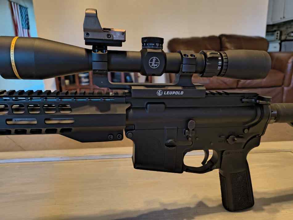 AR 6.5 Grendel rifle package with  Leupold optics 