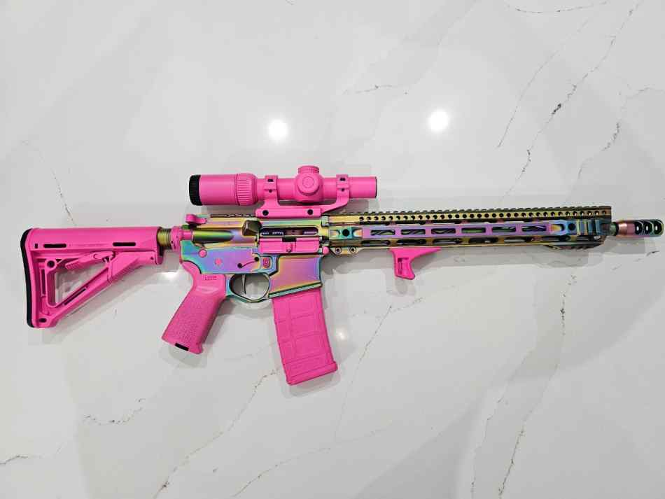 Chameleon/ Pink PVD Ar15