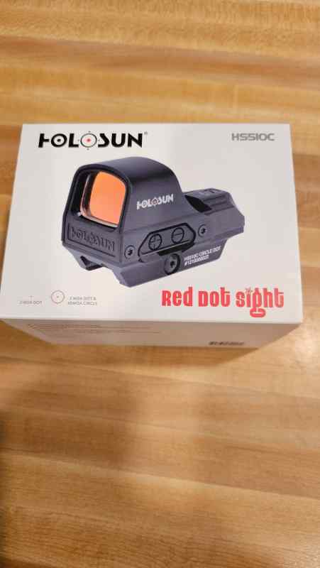 New Holosun 510c red dot sight