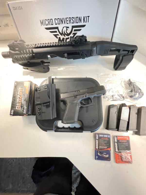 NIB GLOCK 19 Gen 5 MOS AND MCK KIT FS