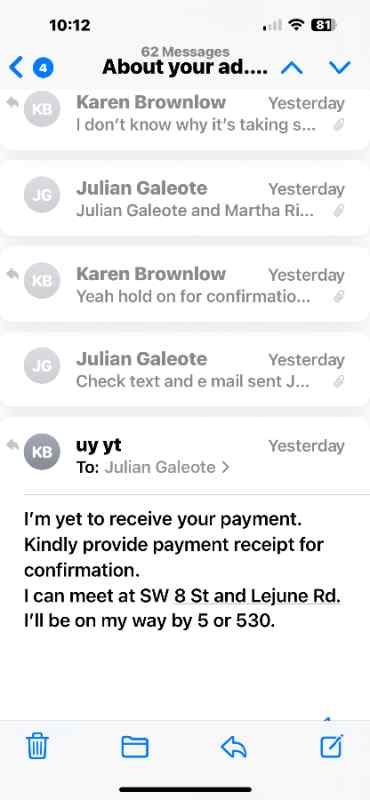 Scam alert
