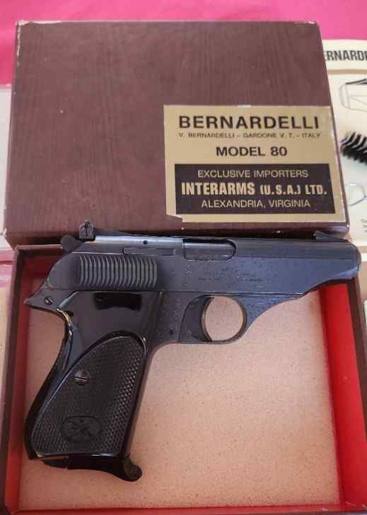 1970s boxed vintage Italian Bernadelli Model 80 