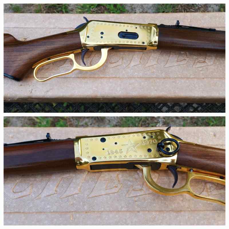 Winchester 94 Lone Star (N.I.B) - Gold Plated