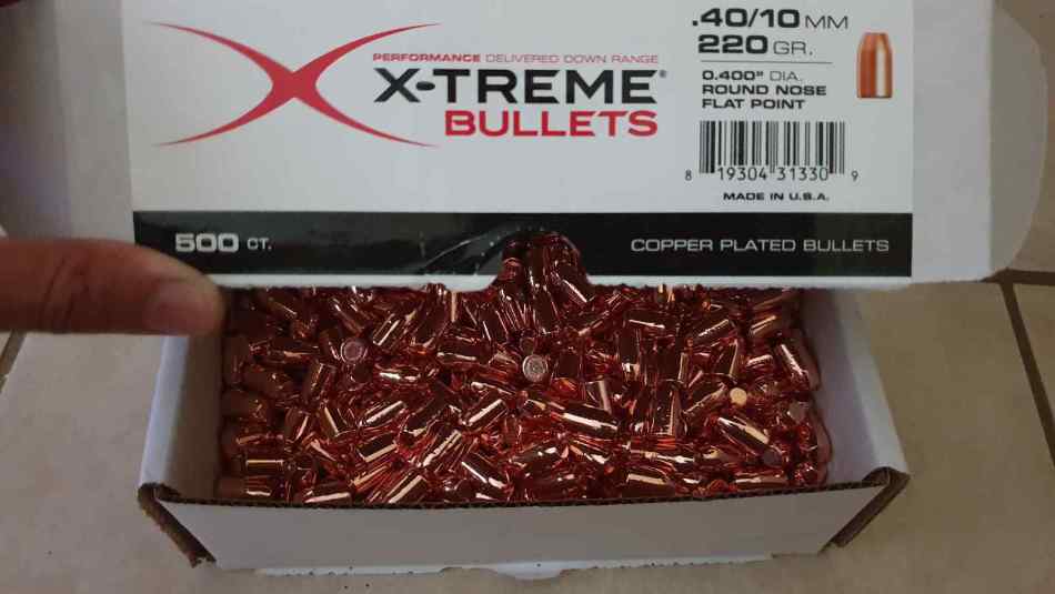 470 Bullets 10mm 10 Auto 220 grs RNFP + 150 case