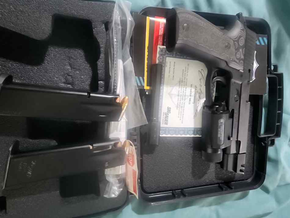 Sig MK25 TB and extras