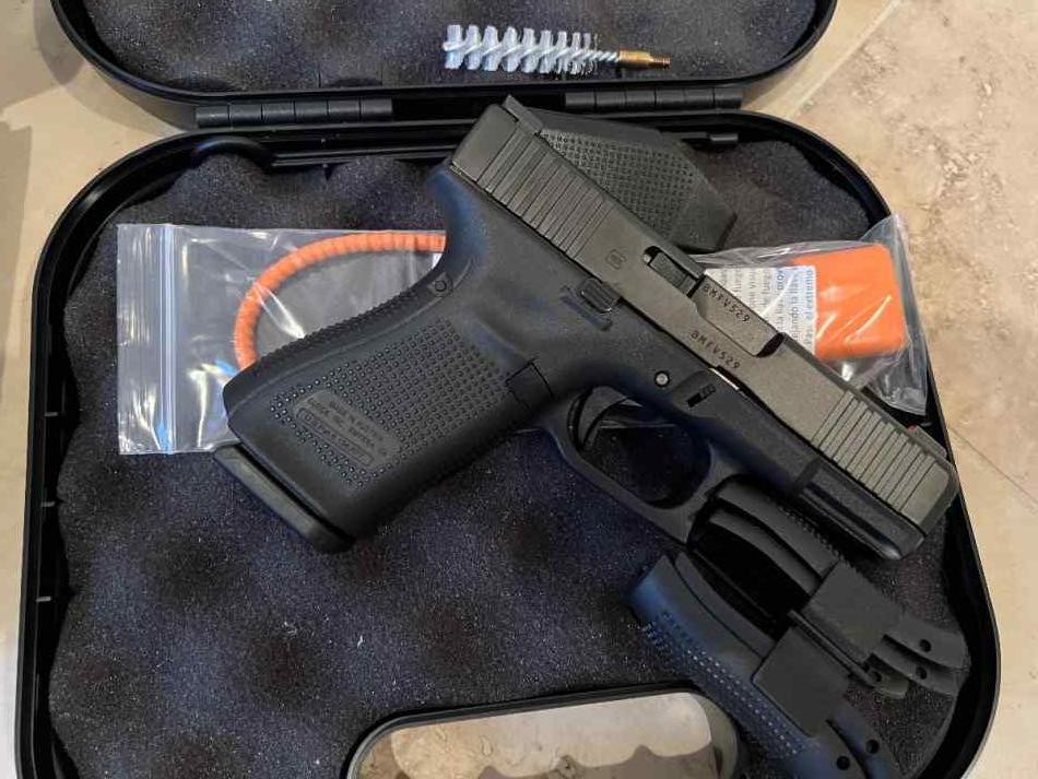 Glock 19 Gen 5 with Ameriglo Bold + perf trigger