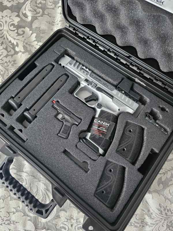 CANIK RIVAL-S 9mm Chrome Version with RED DOT