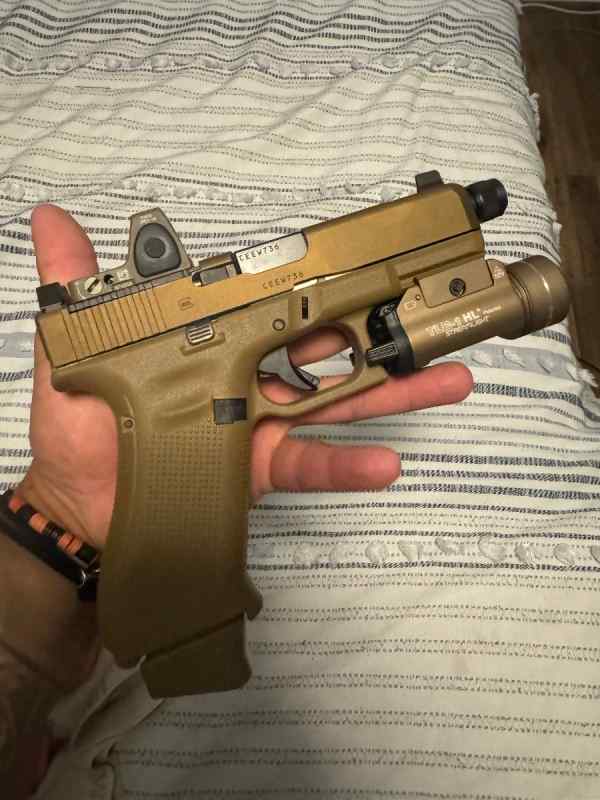 Glock 19x RMR TLR ALL FDE 