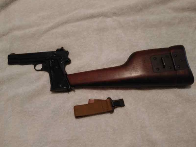 German WW2 P35-  Canadian WW2 Holster/Stock