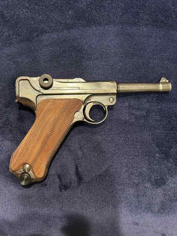 Russian capture German luger 