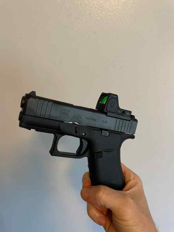 Glock 43x &amp; Trijicon RMRcc 