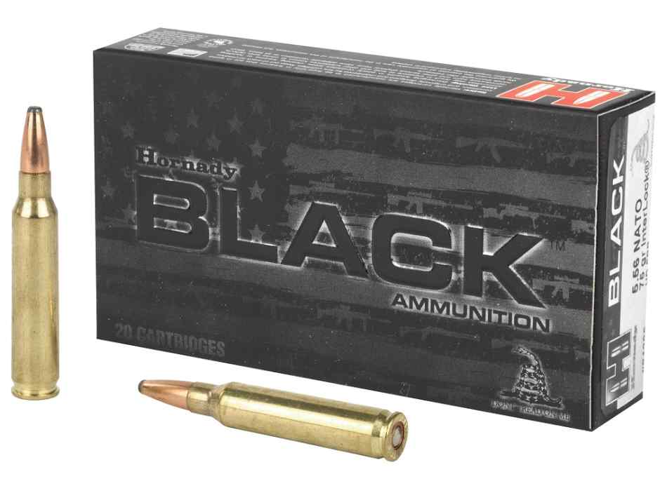 5.56 Hornady Black Interlock HD SBR Ammo 200rds