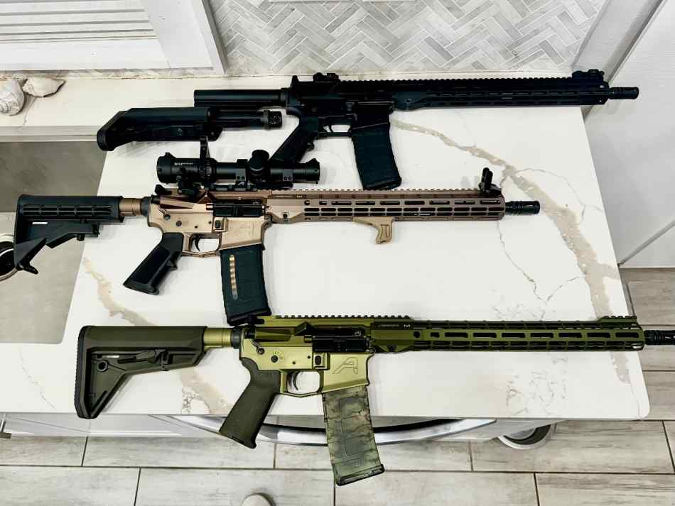 3 NEW Aero Precision AR-15, 1 Ruger PC9 Carbine 