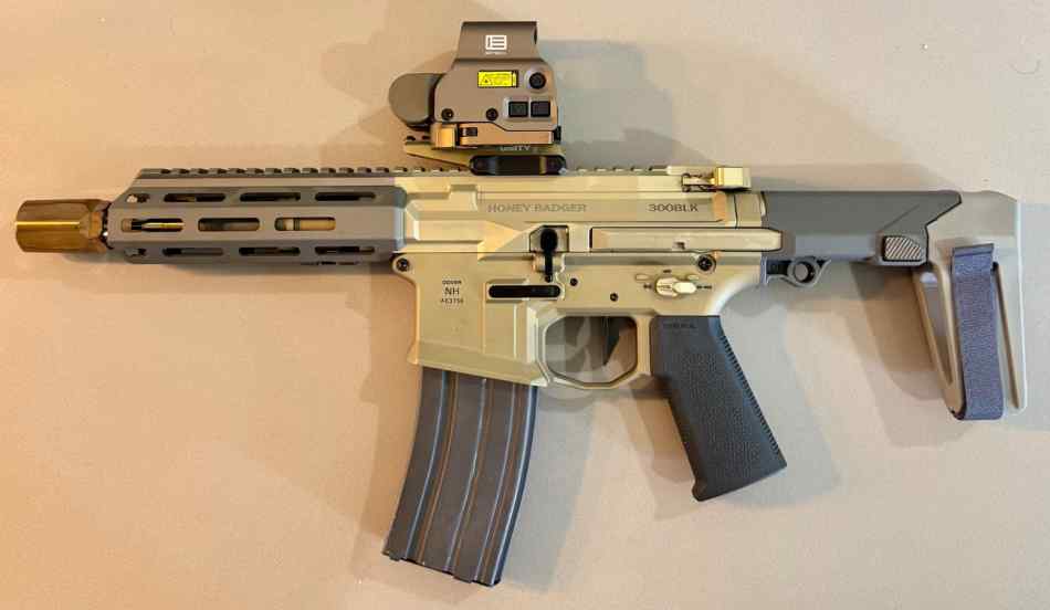 Q Honey Badger 300BLK “Pistol” - Fully Loaded