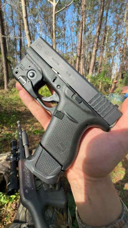 Glock 43, TLR-6, Night sights, 3 mags