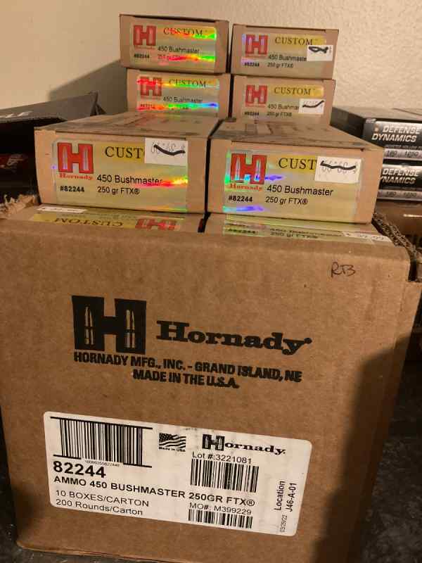 450 Bushmaster Hornady