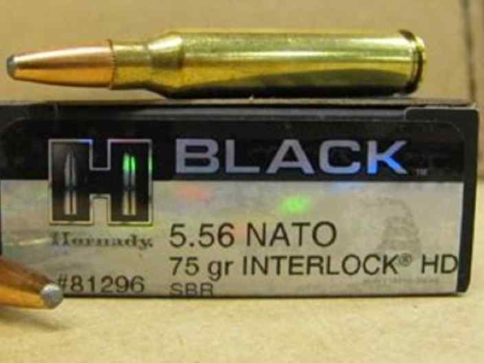 5.56 Hornady Black Interlock HD SBR Ammo 200rds