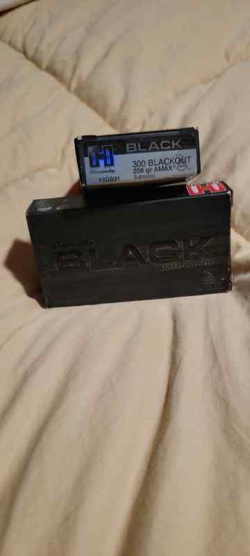 Hornady Black 300 Blackout 208gr 2 boxes