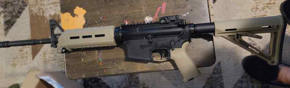 Brand new psa m4 with magpul fde furniture