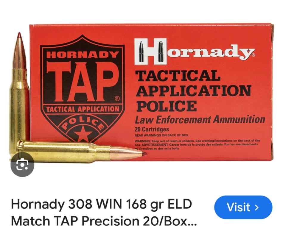 Want To BUY Hornady TAP Precision 168gr A-max 