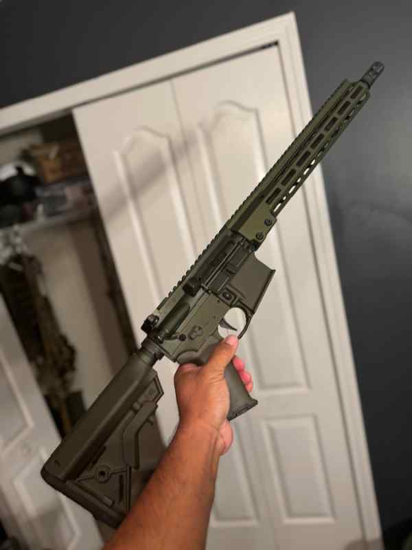 Rare Geissele Super Duty 14.5 (Green ODG Anodized)