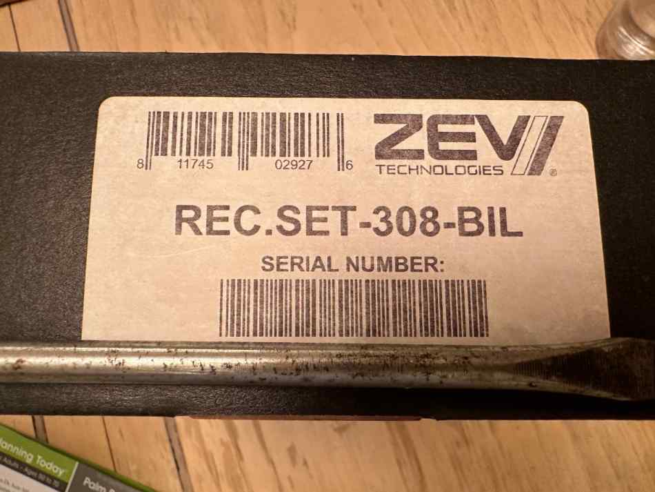 Zev Technologies 308 receiver set 