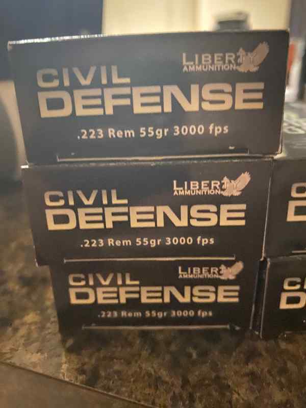 WTS Liberty .223 55 grain Civil Defense 