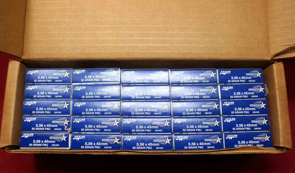 5.56 NATO Ammo 55gr IMI Federal Contract 500 rds