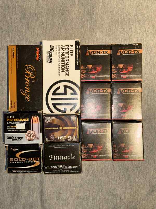 FS/FT 45 ACP HP Ammo