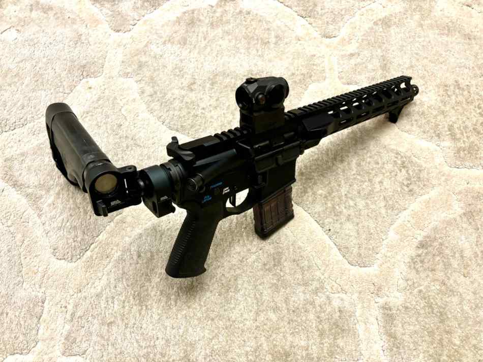 Folding AR Pistol w/ Tactical Backpack 5.56 