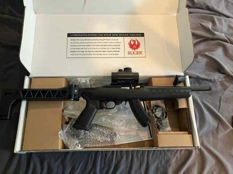 NEW Ruger Charger 10/22 pistol with extras