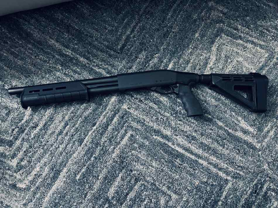 Remington 870 Tac-14 with brace 