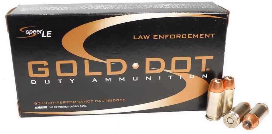 Speer Gold Dot 40 S&amp;W Ammo 165 Grain JHP 500rds