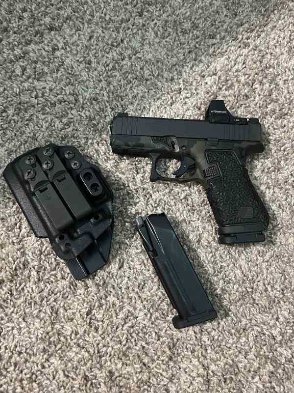 Glock 43x MOS DCA frame and extras