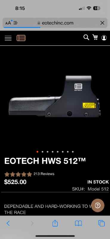 Eotech 512 NIB