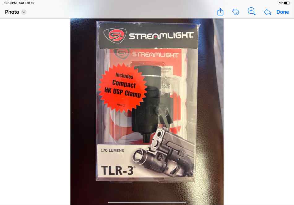 Streamlight  TLR-3 / HK USP COMPACT 