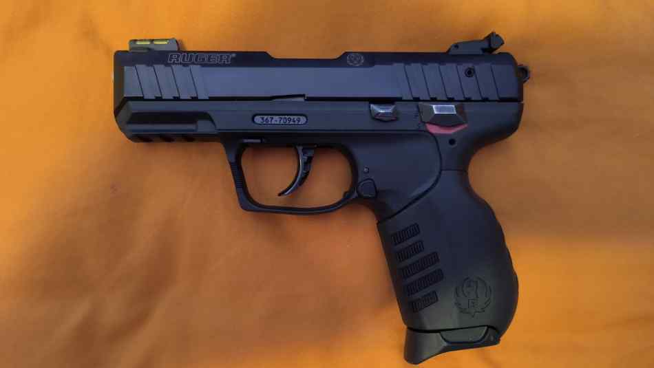 Ruger SR22 pistol with extras