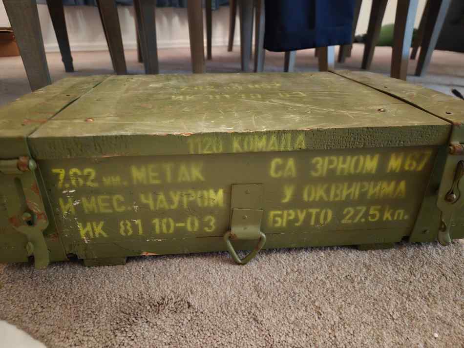 7.62x39 M6 1120 Round Crate