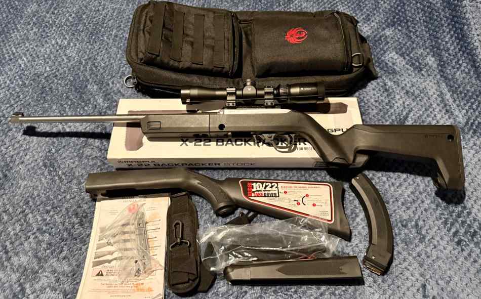 Ruger 10/22 Stainless Takedown and Backpack stock