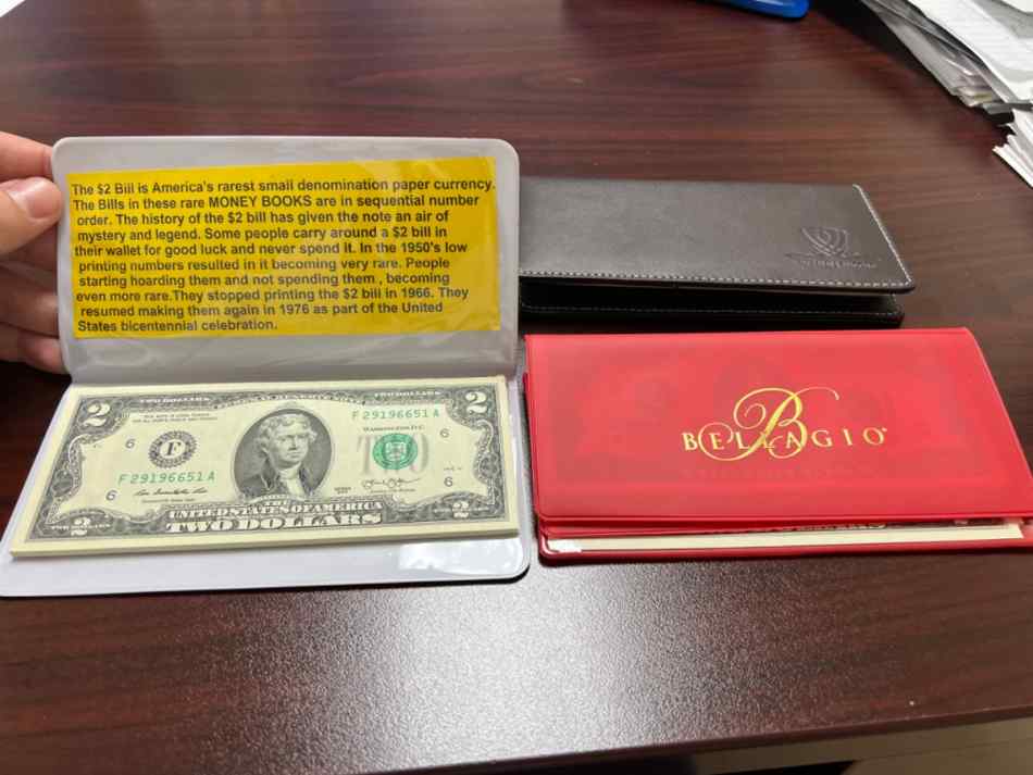 SUPER RARE - BRAND NEW $2 Bills Tear-Off Booklets