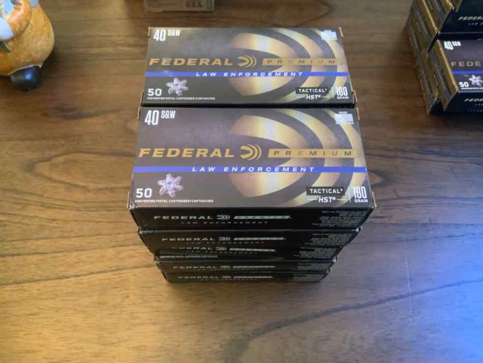 Federal HST in 40 S&amp;W - 180 Grain