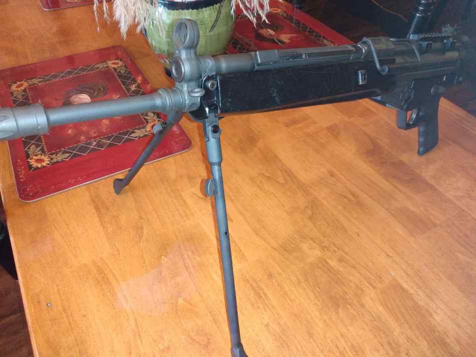 HK 93 handguard and bipod!  