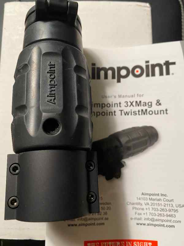 Aimpoint 3X Magnifier w/ Twist Mount