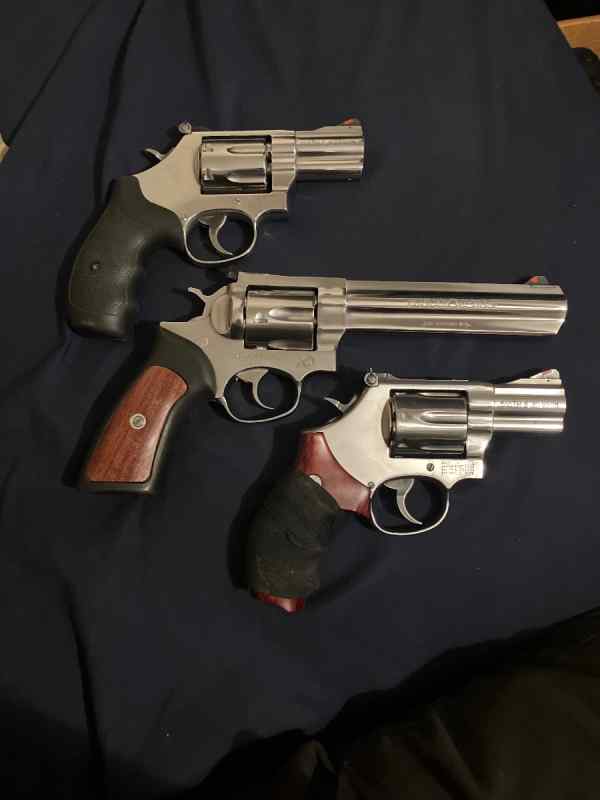 Gp100, 686, Bond arms, governor, 629s, Glock23