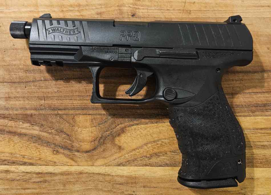 WALTHER PPQ M2 TAC THREADED 9MM SEMI-AUTOATIC PIST