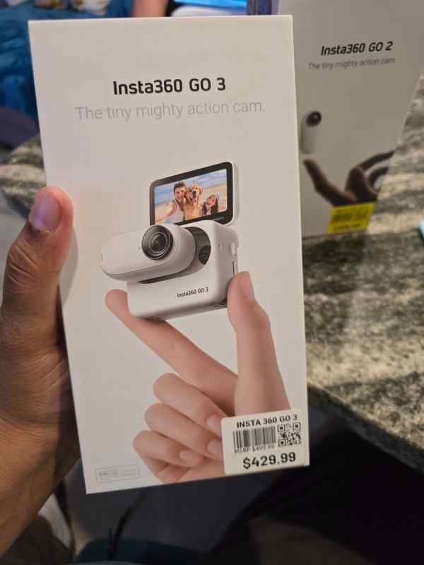 Insta 360 action cameras