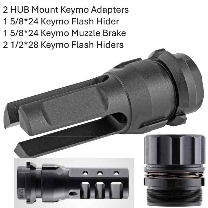 Keymo Adapters and Muzzle Devices