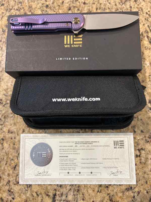 WE Knife Charith Titanium Limited Edition 