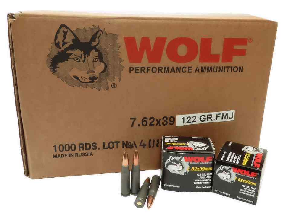 Wolf 7.62x39 1000 ROUNDS $500