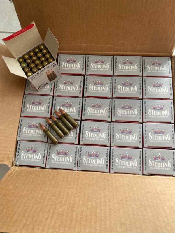 7.62x39 Ammo - 2000 rounds